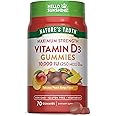 Nature's Truth Vitamin D3 Gummies | 10000 IU | 70 Count | Peach Mango Flavor | Vegetarian, Non-GMO & Gluten Free Supplement
