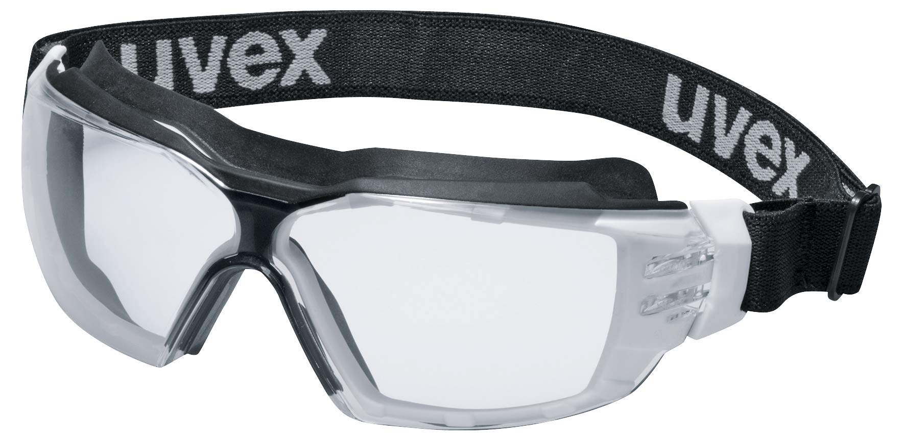 uvex Pheos cx2 Sonic Safety Goggles - Scratch Resistant Anti-fog Glasses for Work - Transparent Lenses