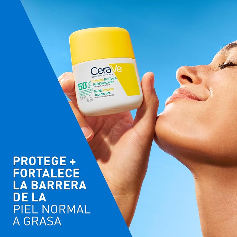 , Fluido Protector Invisible Oil Control SPF 50+, UVB + UVA, 50 ml