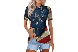 FQZWONG Deals of The Day Clearance Womens Summer Tops Polo Shirts for Women Ladies Button Down Blouses Short Sleeve Tshirts