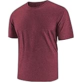 T Shirts for Man UPF 50+ Short Sleeve Dry Fit Workout T-Shirts Gym Running Activewear Tee Summer Tops