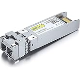 10Gtek 10GBase-SR SFP+ Transceiver, 10G 850nm MMF Module for Cisco SFP-10G-SR, Meraki, Ubiquiti UniFi UF-MM-10G, Mikrotik, Ne