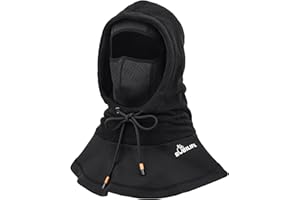 Thermal Winter Double Thickened Balaclava -Full Face Cold Weather Fleece Ski Hat Cap Face Mask Hood for Outdoors Skiing Cycli