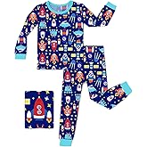 babee Reshinee Bamboo Viscose Toddler Pajamas Boys Girls Baby 12M-8Y Pjs Sets Kids 2pcs Long-Sleeve Snug fit Sleepwear