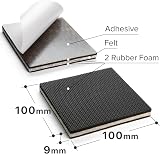 X-Protector Non Slip Pads 100 mm 8 pcs Floor Protector Pads view 3