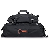 Hammer Premium Slim Triple Tote with Pouch - Black