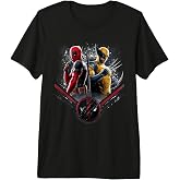 Marvel Studios Deadpool &amp; Wolverine Side-by-Side Claw Icon Premium Tri-Blend T-Shirt