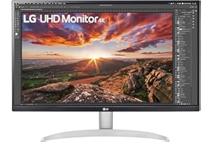 LG 27UP600K 27-inch Ultrafine 4K UHD IPS Monitor 3840x2160, DCI-P3 95%, VESA DisplayHDR 400, Reader Mode, Flicker Safe, HDMI,