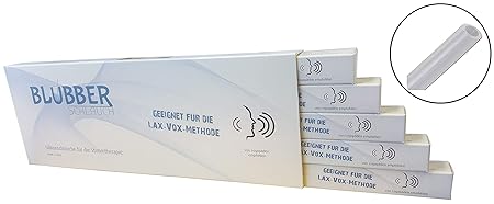 Silikonschlauch für die Stimmtherapie 5 Stück Stimmtherapie und Stimmtraining hochwertiger Schlauch aus medizinischem Silikon