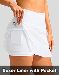 Soothfeel Women's Swim Skirt with Pocket High