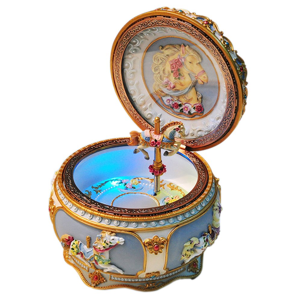 Vintage Mechanical Music Box Worthy of Studio Ghibli