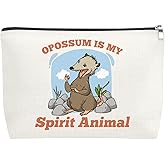 Mxrymvu Opossum Lover Gift Makeup Bag Opossum Gift Animal Lover Gifts for Women Cosmetic Travel Pouch for Friend Female Opossums Lovers Pet Mom Possum Owner Gifts for Christmas Birthday