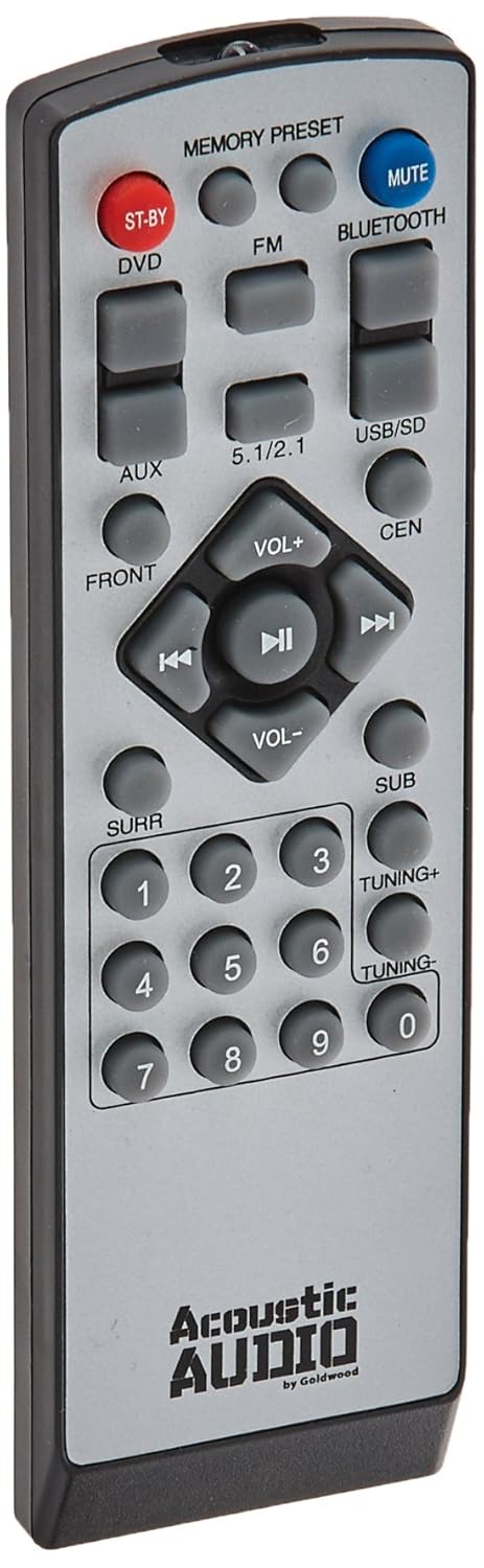 acoustic audio aa5170 home theater 5.1 bluetooth system