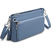 befen Anti Theft Genuine Leather Crossbody Bags for Women Handbags and Shoulder Basg with Built in Wallet RFID Leather Purse
