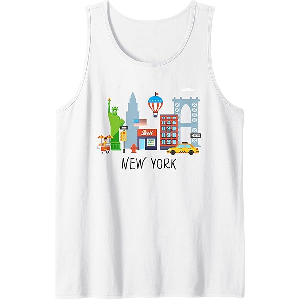 Amazon.com: New York City NY Icons Souvenir Kids Gift T-Shirt