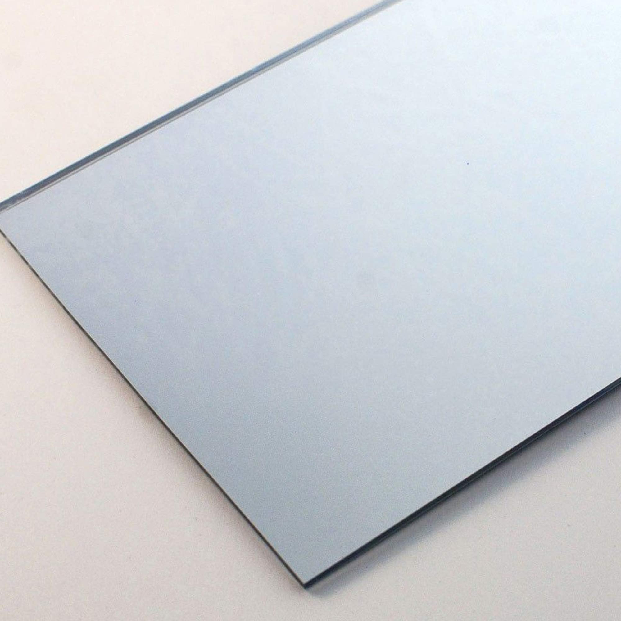 Lasercutouts 3mm Silver Acrylic Mirror 810mm x 430mm Perspex Mirror Tile Plastic Safety Sheet x1