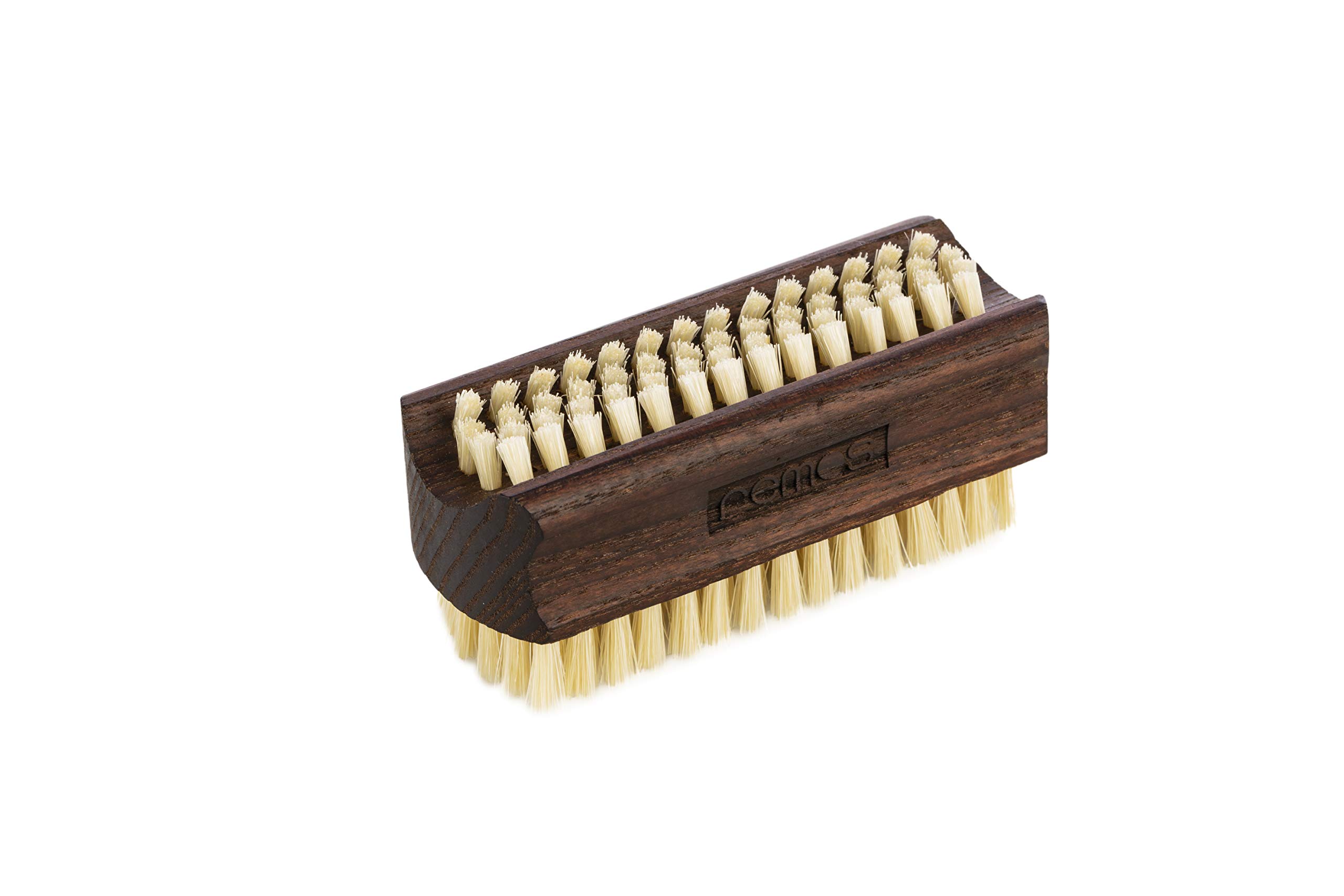 REMOS Hand & Nail Brush double-sided made of thermo beech wood with natural bristles