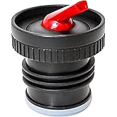 Stanley Thermos Stopper Pico de Mate Replacement Part For Classic Vacuum Insulated Wide Mouth Bottle Thermos (1, Black-Red) (1.1QT, 1.5QT, 2QT)
