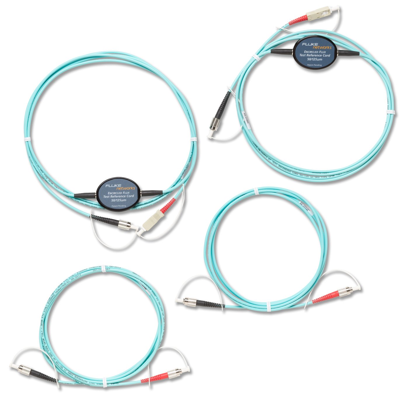 Fluke Networks MRC-50EFC-SCFCKIT Encircled Flux Compliant Test Reference Cord Kit for Testing 50 µm FC Terminated Fibers
