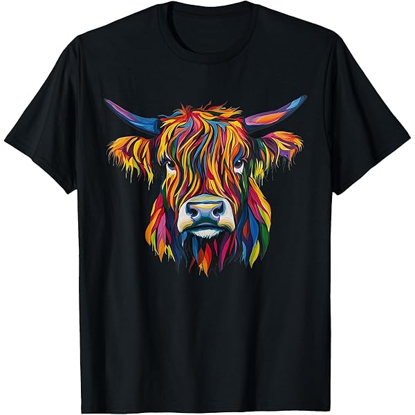tie dye cow shirt
