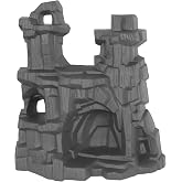 TimMee Battle Mountain Scenery - Dark Gray Figure Display &amp; Play Terrain US Made