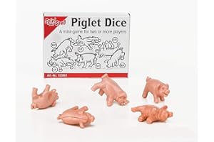 Chess and games shop Muba Piglet dice - Roll Your Pigs - Throw The Pigs - Simple Funny Mini Game - Family, Party Board Game