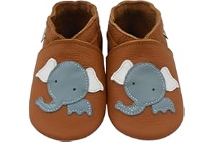 mepiq Crib shoes baby moccasins for boys girls toddler soft leather baby walking shoes slippers