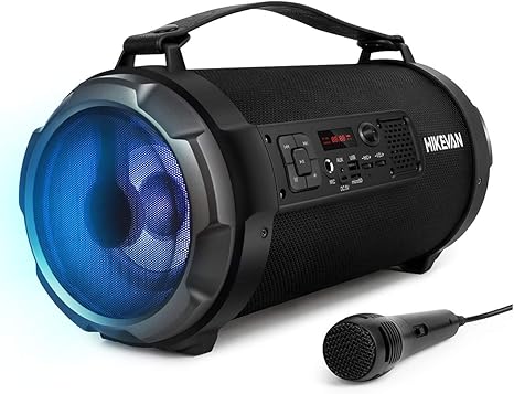 boombox with microphone input