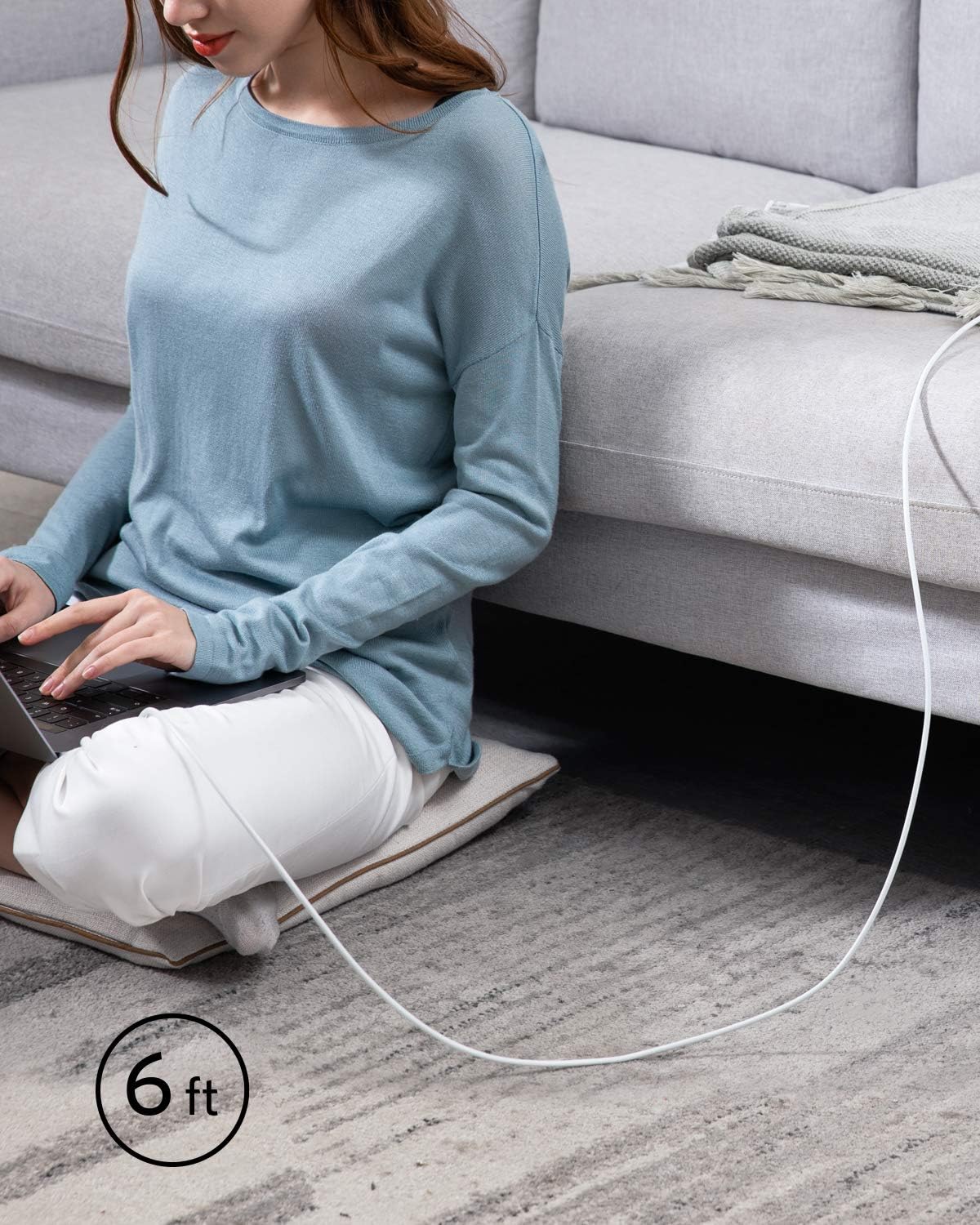 USB C Cable 100W 6ft, Anker Powerline III USB C to USB C Charger Cable 2.0, Type C Charging Cable for MacBook Pro 2020, iPad Pro 2020, iPad Air 4, Galaxy S20 Plus S9, Pixel, Switch, LG V20, and More: Industrial & Scientific