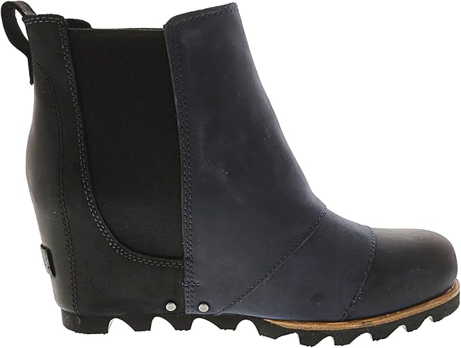 sorel lea wedge black