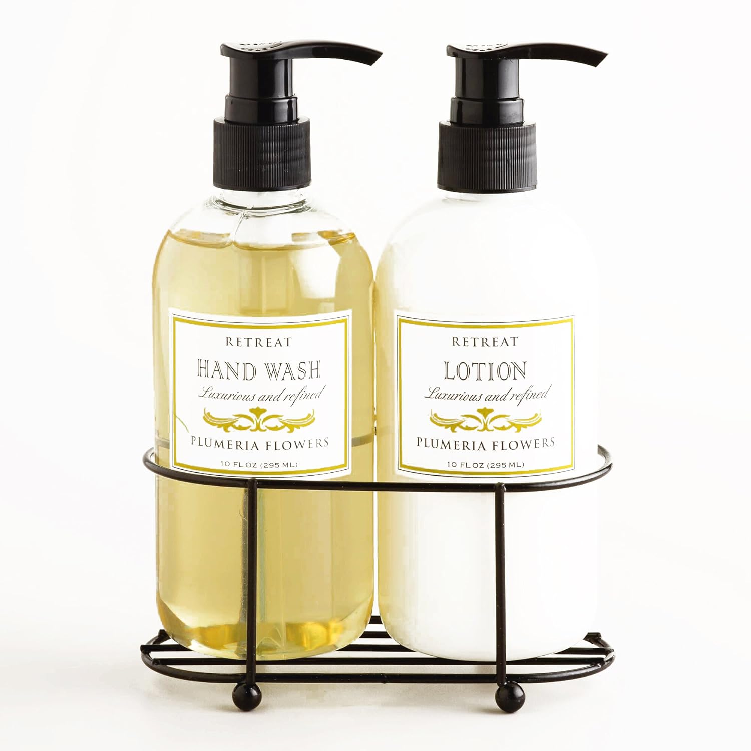 Buy Retreat Plumeria Liquid Soap and Lotion Caddy o 10 oz. p oz each