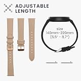 kwmobile Leather Watch Strap for Garmin vivoactive 6, vivomove Trend, view 6