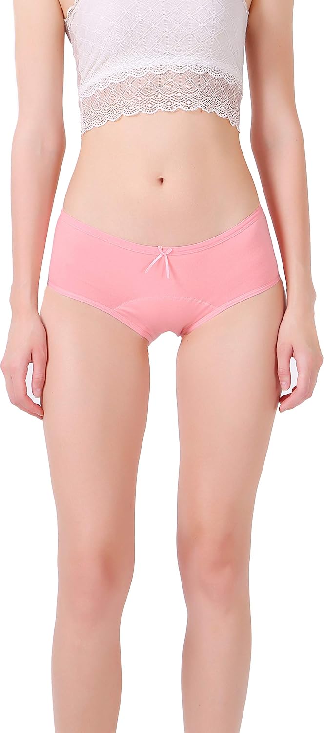 Hellove Cotton Period Panties Menstrual Leak Proof Protective Briefs For Teen Girls,Women: Clothing