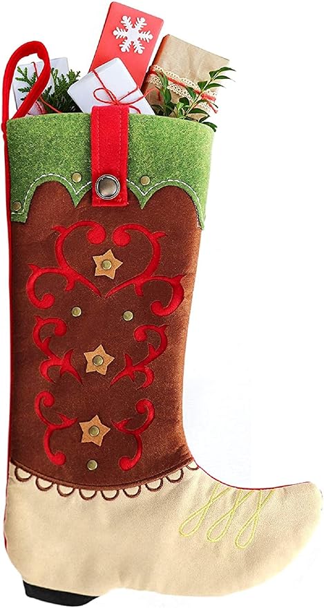 cowboy boot stocking
