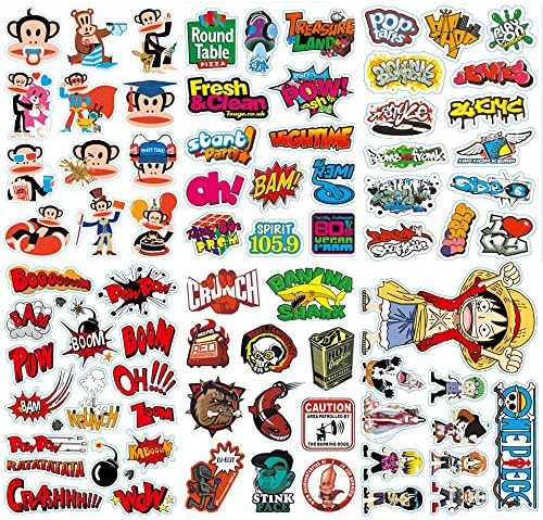 Set of 76pcs Assorted Random Stickers