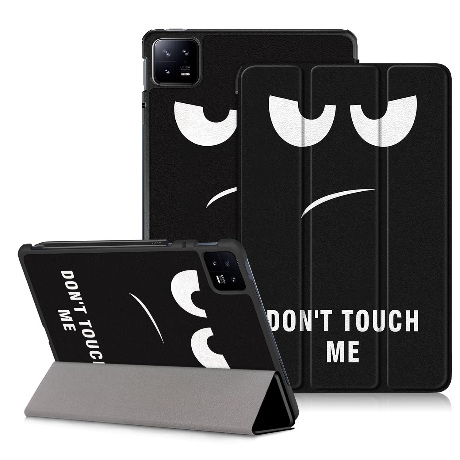 DINGGUAGUA Case for Xiaomi Pad 6/Xiaomi Pad6 Pro 11 Inch 2023, Slim Stand Hard Back Shell Cover with Auto Wake/Sleep,Don't touch