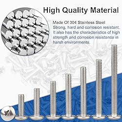 MroMax 10Pcs M4 x 5mm Truss Head Phillips Machine