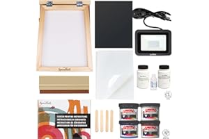 Speedball Advanced All-In-One Screen Printing Kit, Includes LED UV Exposure Lamp