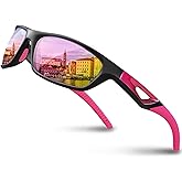 RIVBOS Polarized Sports Sunglasses Driving Sun Glasses Shades for Men Women Tr90 Frame for Cycling Fishing Running RB831