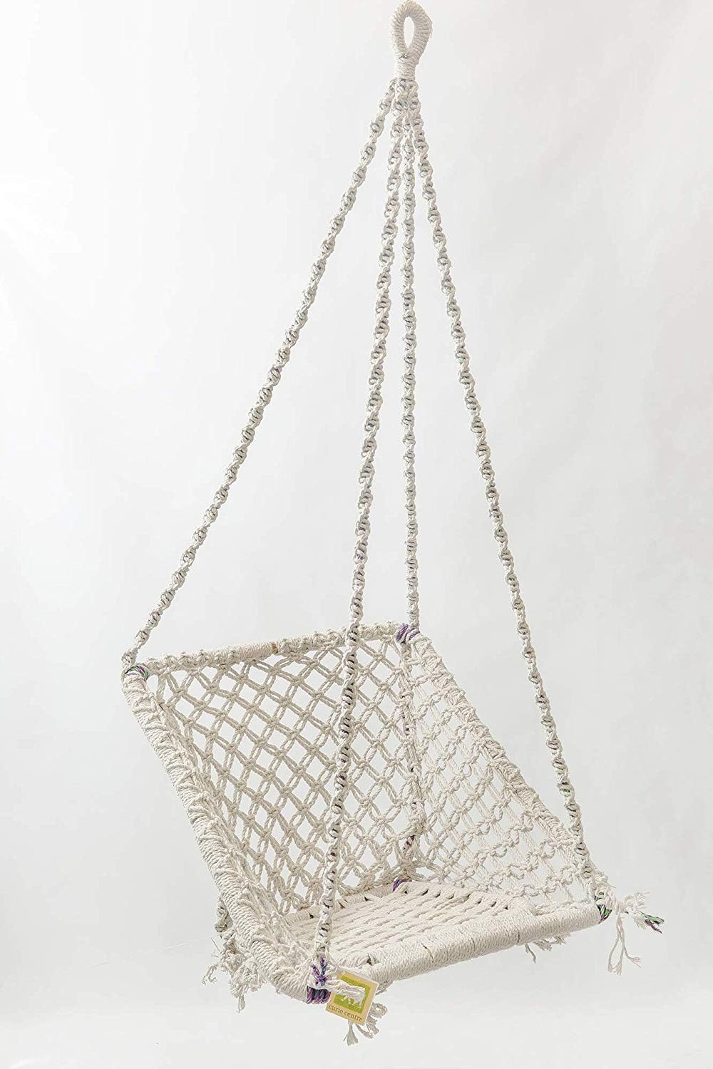 StyleOceans Home Swing (135 cm X 57 cm X 43 cm, Off White) (Rectangular White)