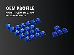 Ranked Rubber Keycap Set | Double Shot Translucent