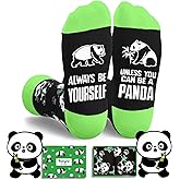 HAPPYPOP Funny Socks for Men Women - Sloth Panda Raccoon Gifts Fox Tiger Socks for Teens