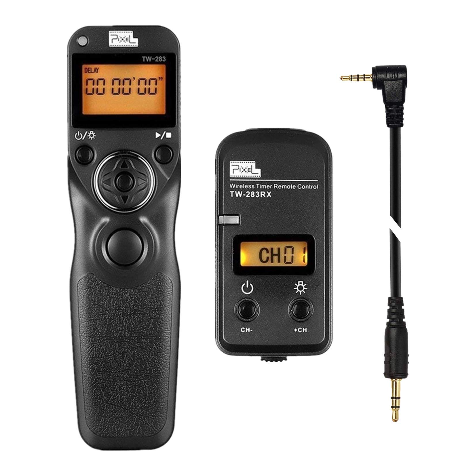Pixel Remote Timer TW283-L1 Timer Shutter Release Remote Release for Panasonic G2 G3 G5 G6 G7 G10 G70 Gf1 GH2 GH3 GH4 GX7 L1 L10 LC-1 FZ20 FZ20K FZ20S FZ30 FZ30K FZ50K FZ50S FZ100 FZ150 FZ200 FZ1000