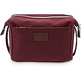 ETOILE - Jet Setter Travel Case Burgundy Soft Flexible and Foldable Makeup Cosmetic Travel Bag