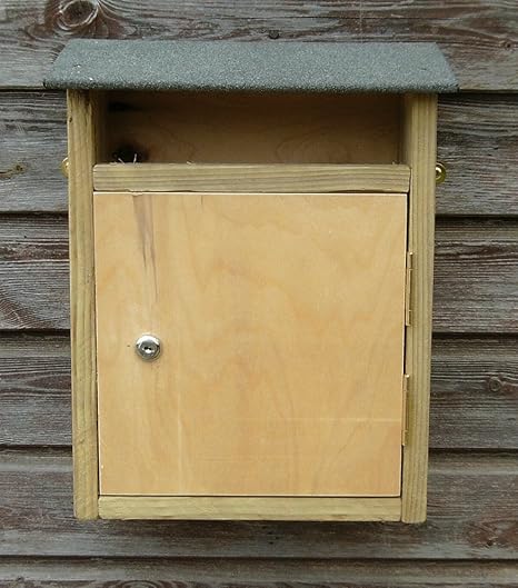 Cassetta Delle Lettere In Legno Retrò - 31x18.5x10cm, Per Esterni O Ufficio - Foto 13