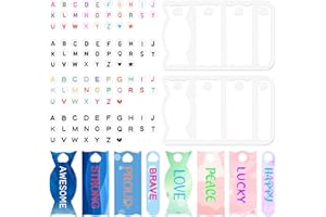 XLSXEXCL 8 Pcs Name Tag Mold for Stanley, Name Plate for Stanley Silicone Mold for Stanley Name Plate Mold for Stanley Name Plate 40oz Personalized for Stanley Name Plate with 110 Letters