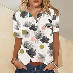 Gray Summer Tops for Women 2023 Vacation Spring