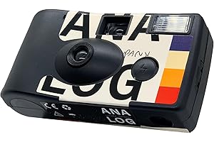 ANALOG CAMERA COMPANY Analog Portrait Mode Disposable Camera w/Flash + Development & Digital Uploads | New Half-Frame 35mm Film Single-Use Camera, 34 Exposures, Pictures Sent to Your Phone
