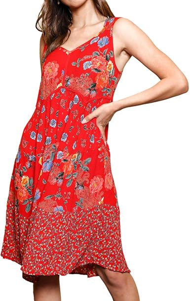 red asymmetrical dress