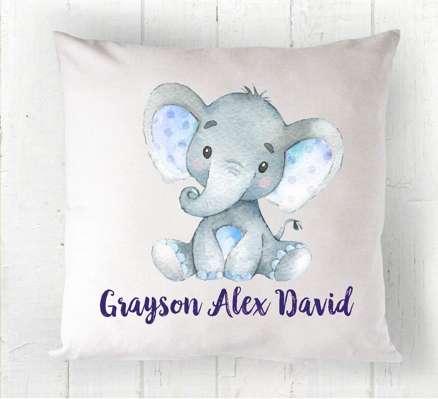elephant baby pillow